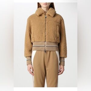 Boss Hugo Jatedy Camel Teddy Bomper Jacket 14